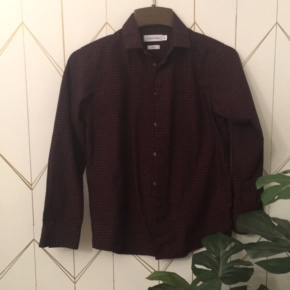 Calvin Kline slim fit button down